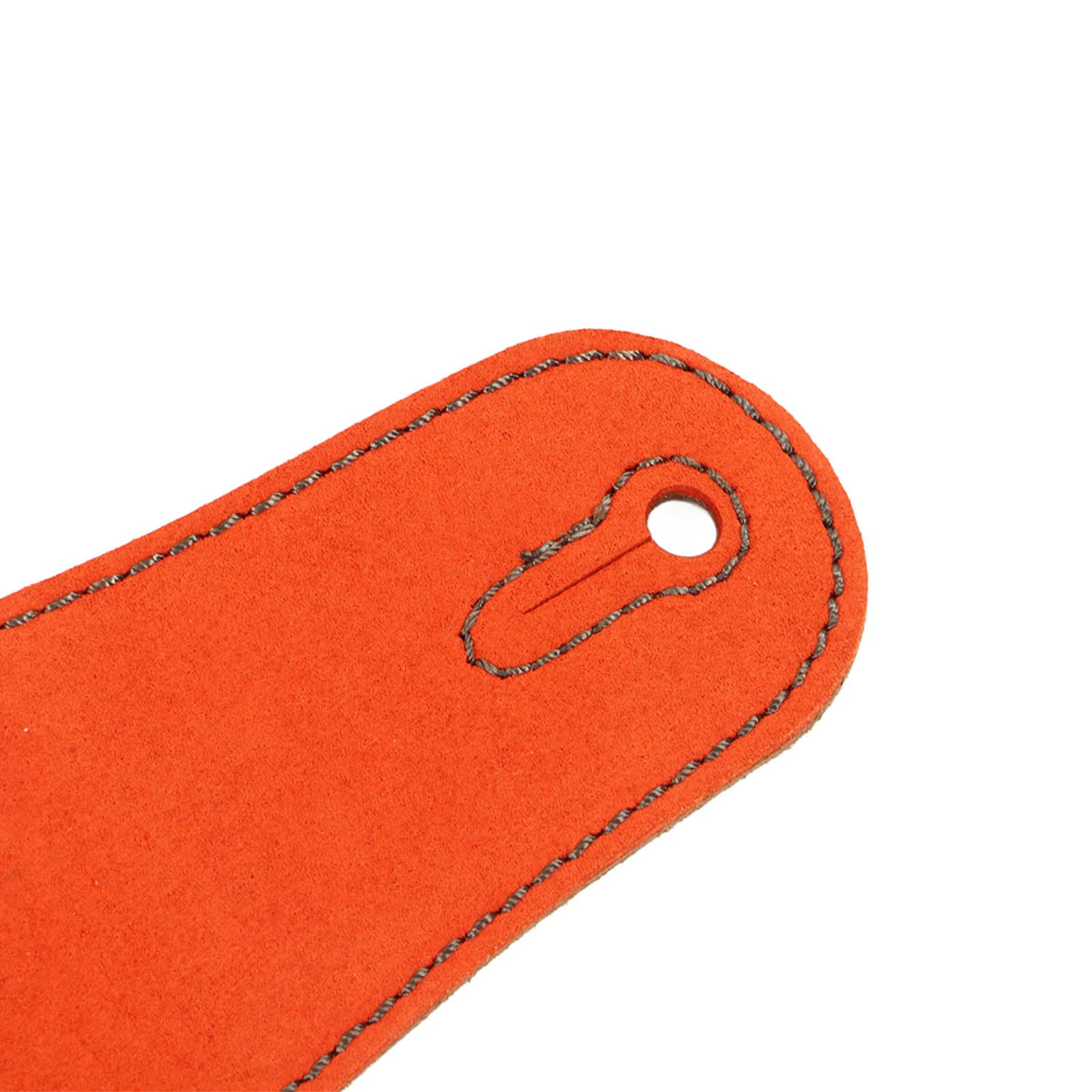 Correa de guitarra Correa de hombro ajustable de cuero nobuk para bajo Guitarra acústica eléctrica con bordado Material suave y duradero para músicos 1 paquete