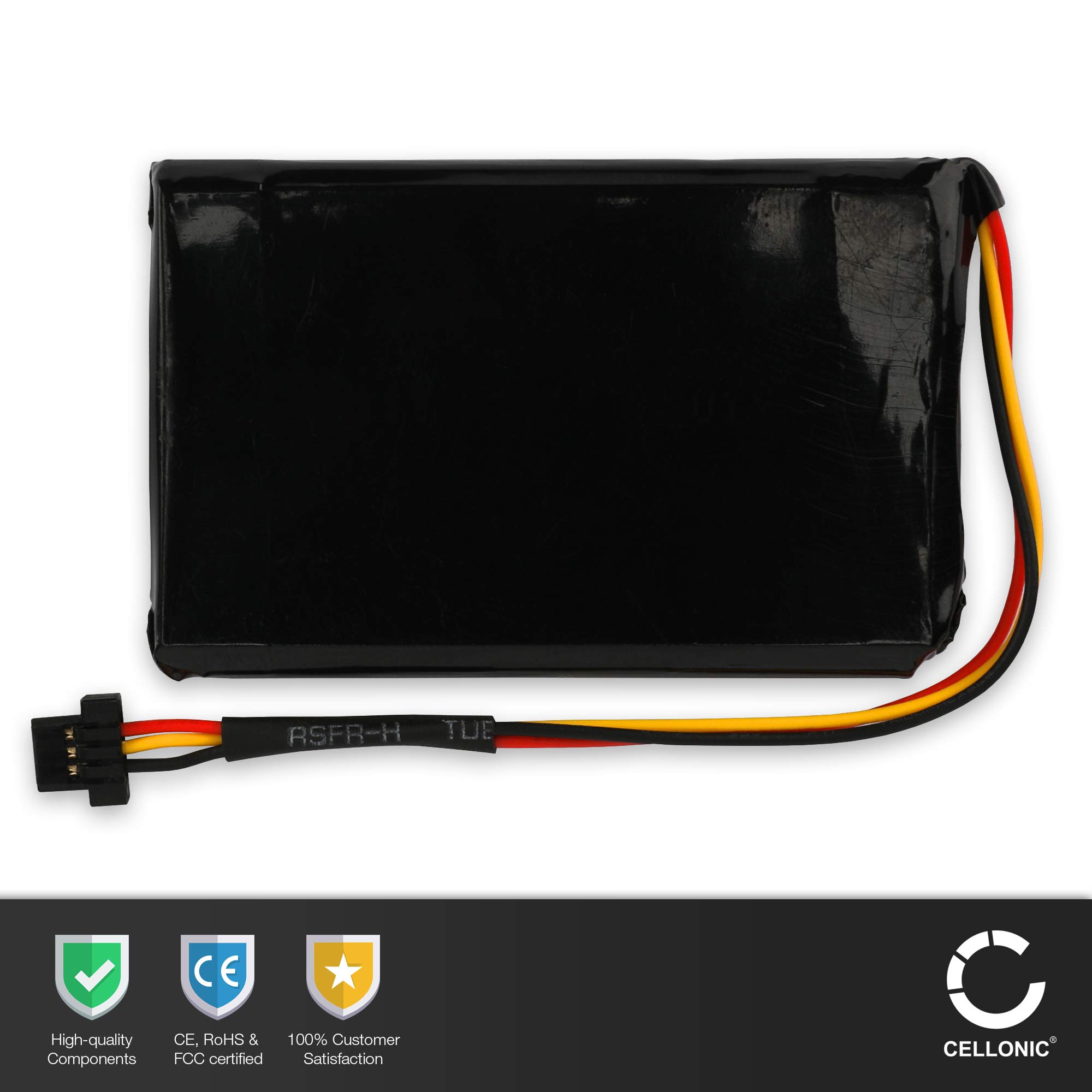 CELLONIC 1x Batería para GPS Navegación Compatible con Tomtom Go 600, Go 610, Navigator 6, AHA11111010 - (1100mAh, 3.7V) + Juego de Herramientas