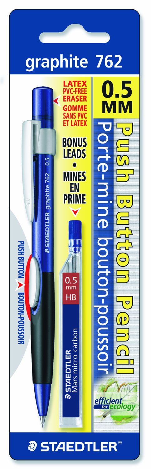 Staedtler Graphite 762 Mechanical 0.5mm Pencil Bonus Pack with 12