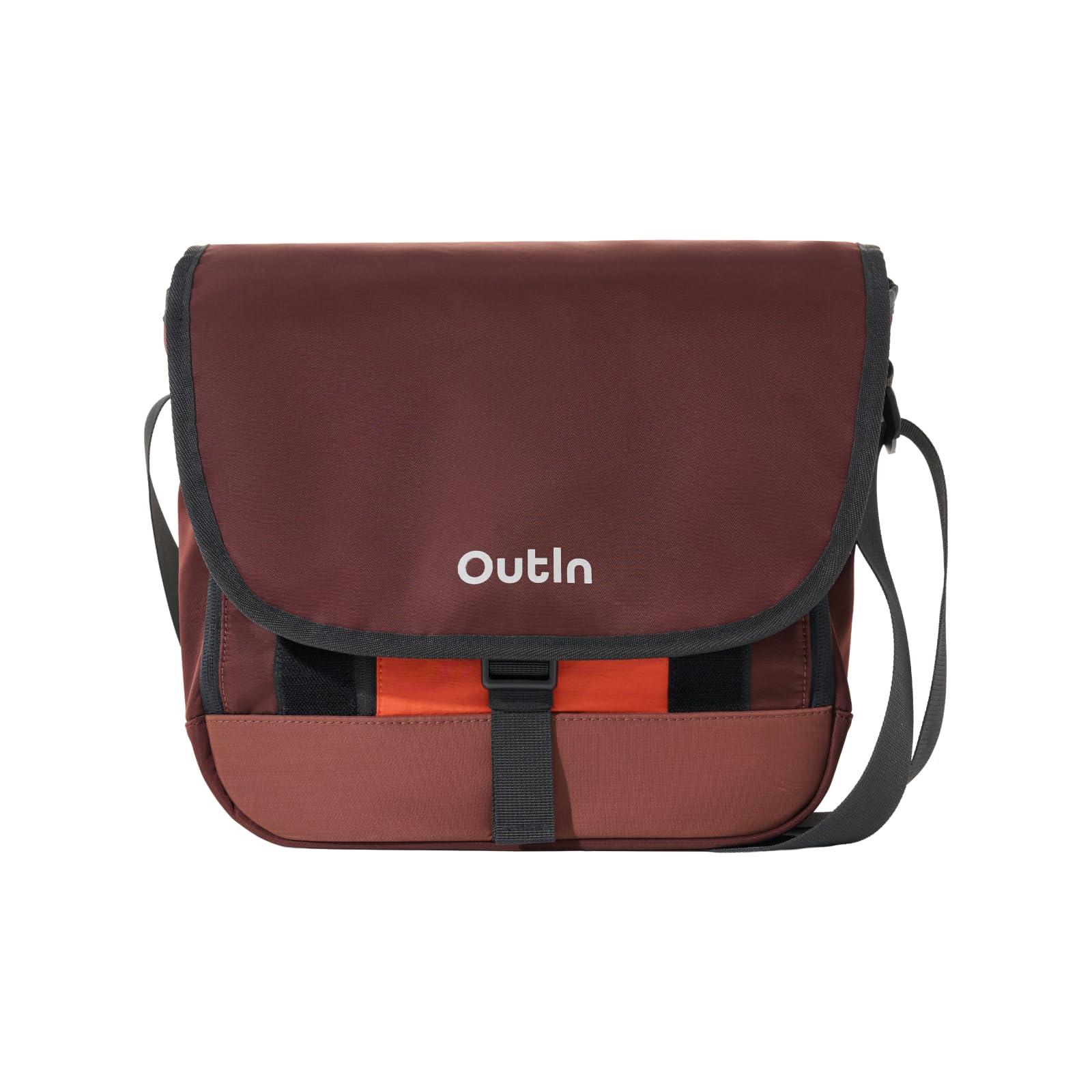 OutIn Flex Borsa a Tracolla Messenger, Borsa da Viaggio in Nylon per Donna e Uomo, Compatibile Mino, Nano e Fino