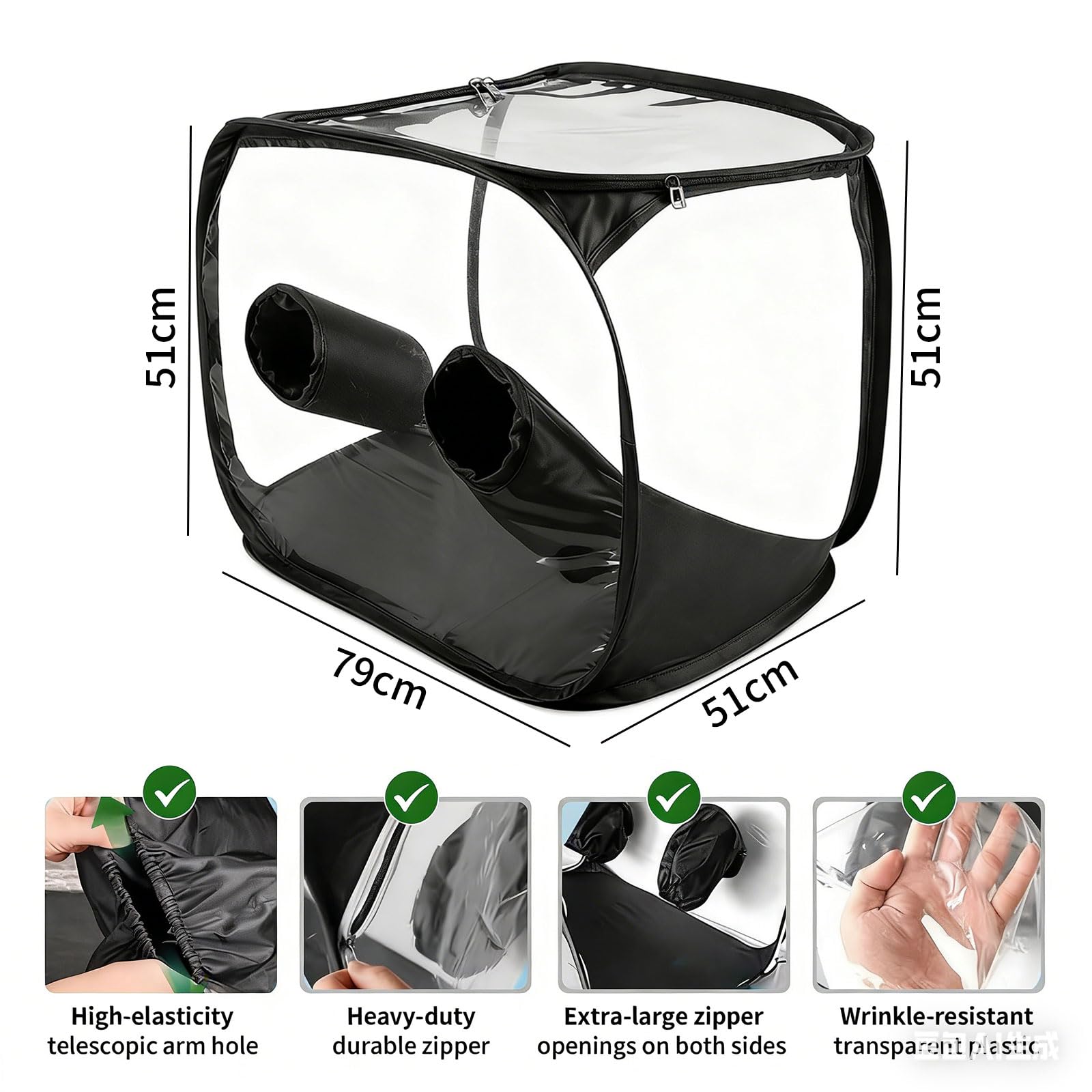 Still Air Box, tenda per la coltivazione di funghi, grande stazione di lavoro ad aria pulita, robusta cappa per coltivare borse, coltivatori e scienziati domestici