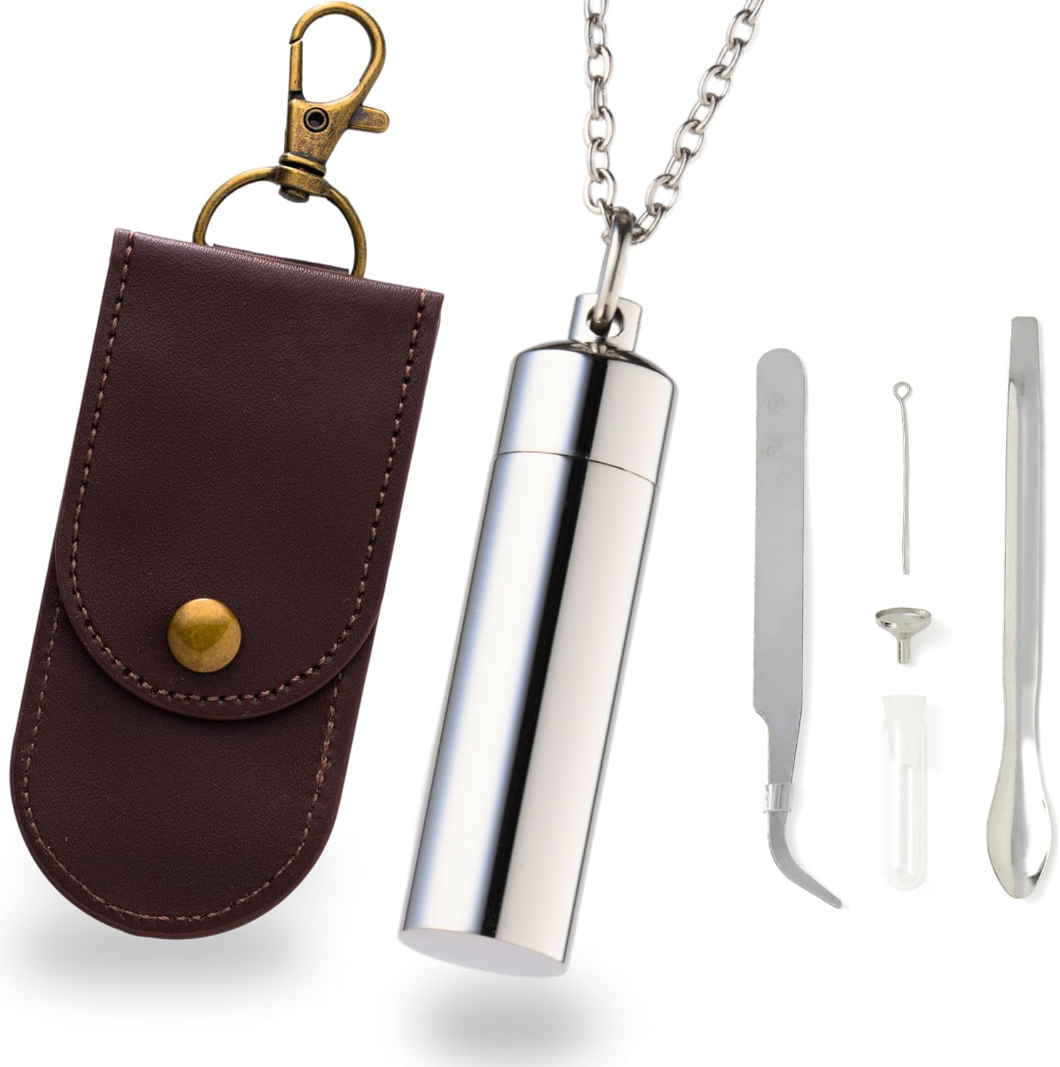 alettimo] 遺骨 キーホルダー ペンダント 【写真ポケット付き保護ケース】 ガラス管二重防水 金属アレルギー対応 収骨キッ 遺骨ペンダント  Together Forever 遺灰 分骨 納骨 遺骨入れ 形見 手元供養用 ネックレス ペット仏具 メモリアル 遺骨カプセル スティック型 遺毛  ...