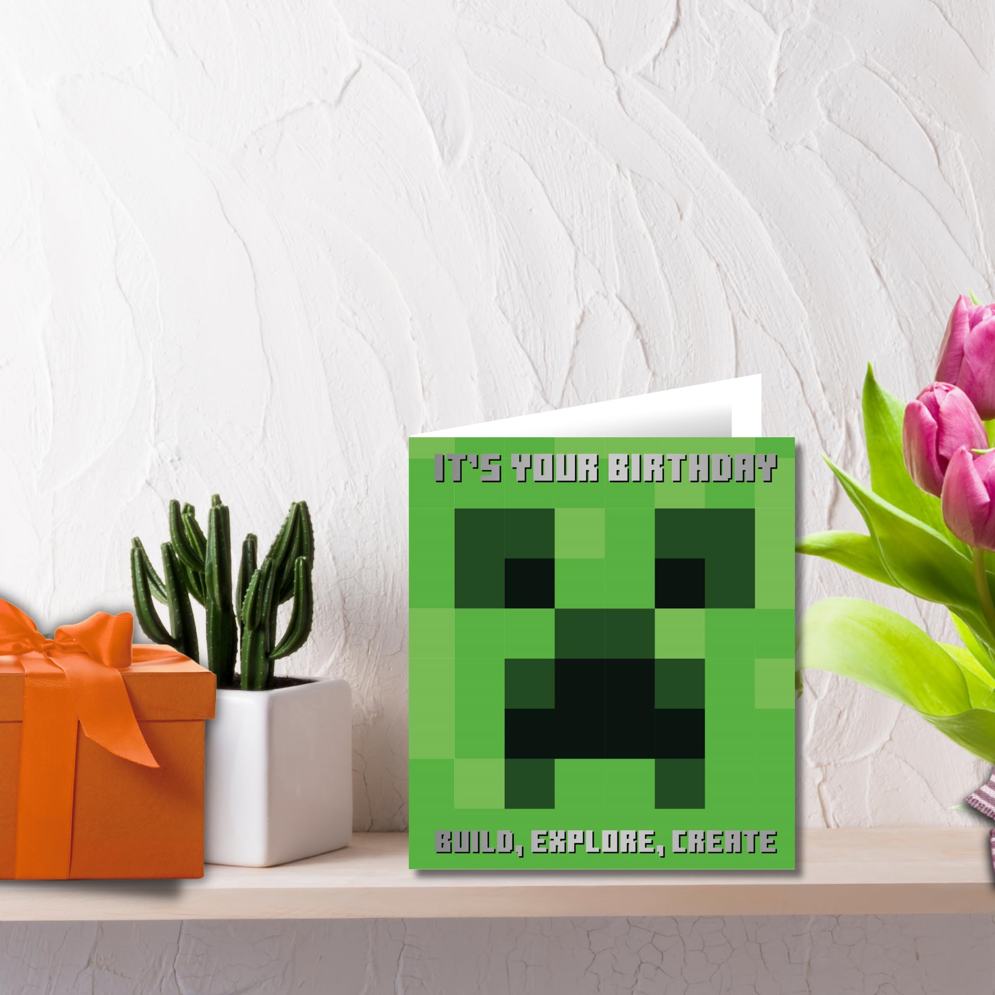 Danilo Promotions Ltd Sacchetto Regalo Minecraft, Formato Medio, Maniglie Resistenti, Ideale Per Compleanni A Tema E Feste - 5