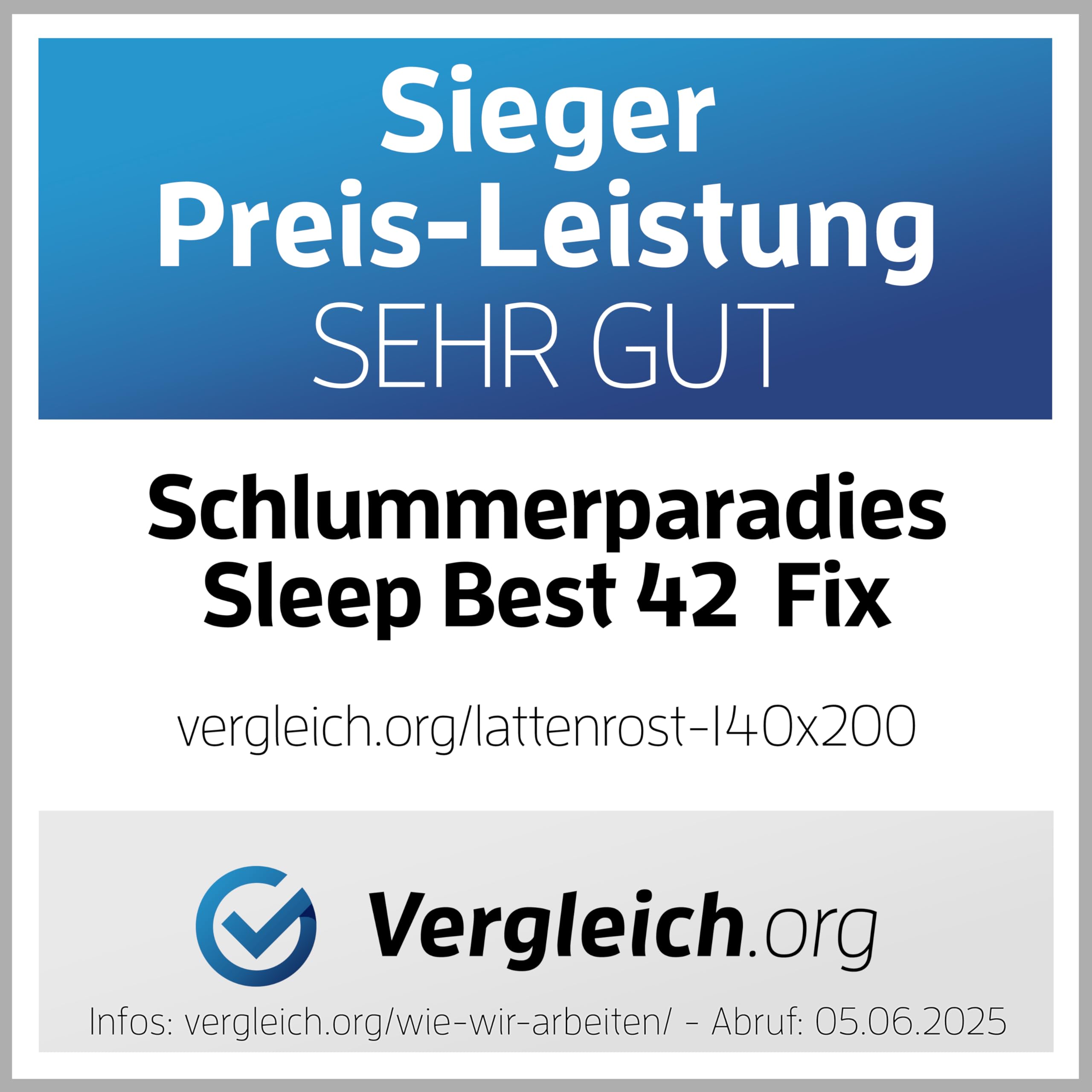 stabiler Lattenrost 100% BUCHE Lattenrahmen - nicht verstellbar, starr - SCHULTERFRÄSUNG, 7 Zonen, 42 Federleisten, Härte-Regulierung, Mittelgurt - FIX SLEEP BEST 42® unmontiert (90x200cm)