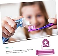 Vista 8 de Extrusora de pasta de dientes de 5 piezas, exprimidor facial manual creativo para uso eficiente para la organización del baño y reducción de residuos