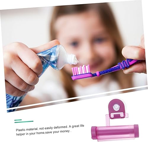 Miniatura 8 de Extrusora de pasta de dientes de 5 piezas, exprimidor facial manual creativo para uso eficiente para la organización del baño y reducción de residuos