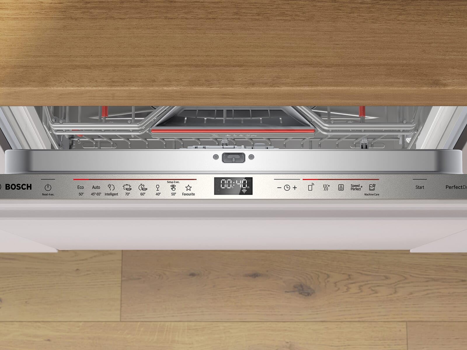 Bosch SBV6ZCX16E - Lavavajillas XXL Serie 6, totalmente integrado con cajón para cubiertos, 60 cm, Home Connect, programa inteligente, cestas Max Flex, cajón Vario, rackmatik