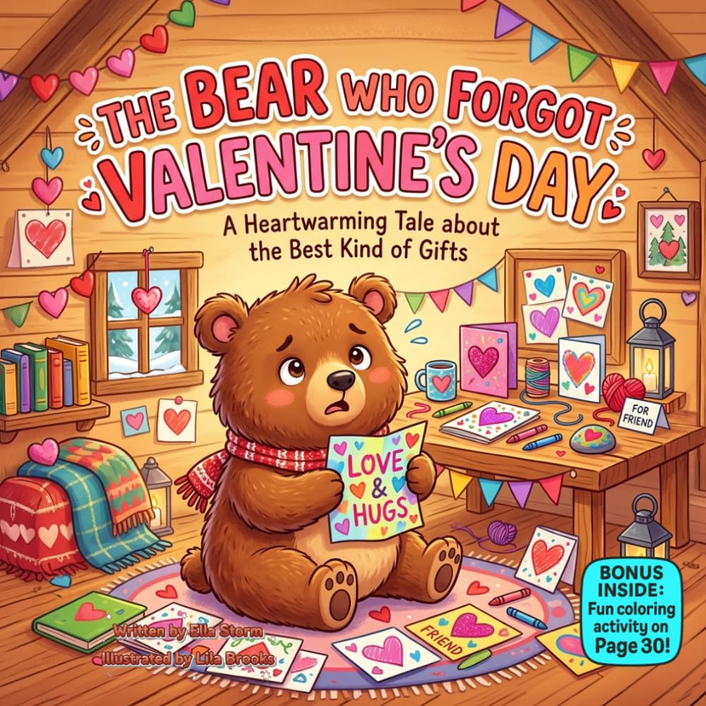 The Bear Who Forgot Valentine’s Day: A Funny Rhyming Picture Book About Friendship, Love, and the Best Kind of Gifts