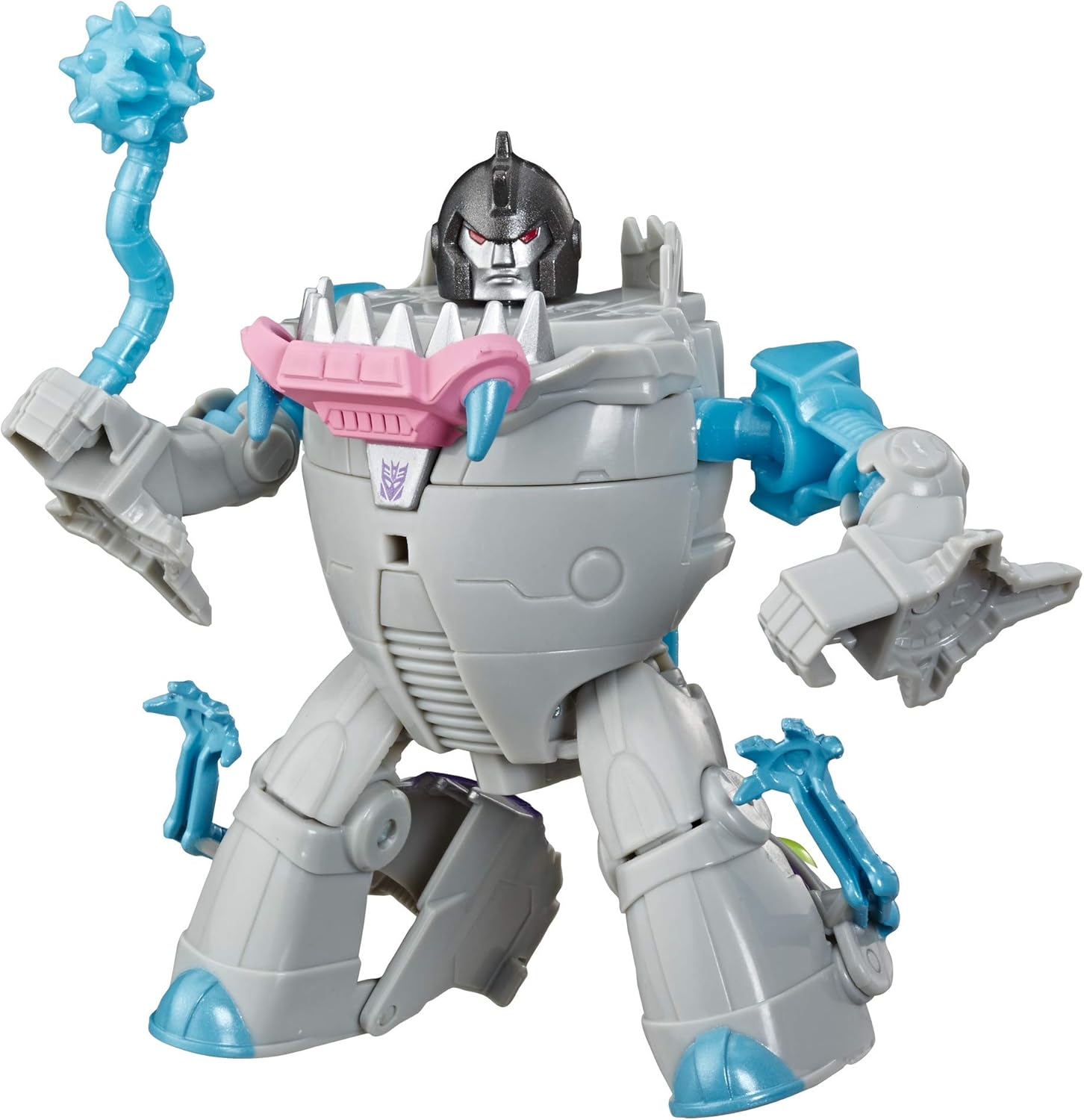 Transformers Toys Cyberverse Action Attackers Warrior Class Gnaw Action Figure - Repeatable Mace Mash Action Attack - for Kids Ages 6 & Up, 5.4"
