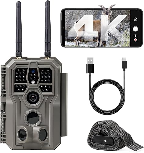 GardePro E8 2.0 Fototrappola WiFi 4K, Portata Wi-Fi fino …