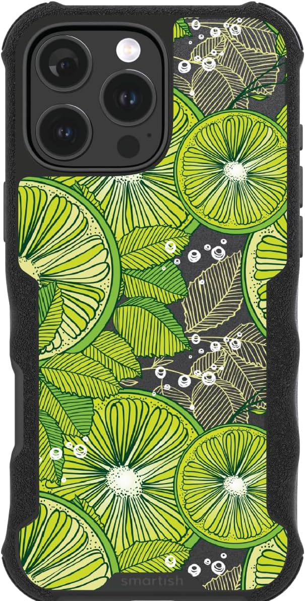Smartish - Lime Time - iPhone 16 Pro Max MagSafe Armor Case - Gripzilla [Rugged & Tough] Heavy Duty Armor Case - Fits iPhone 16 Pro Max