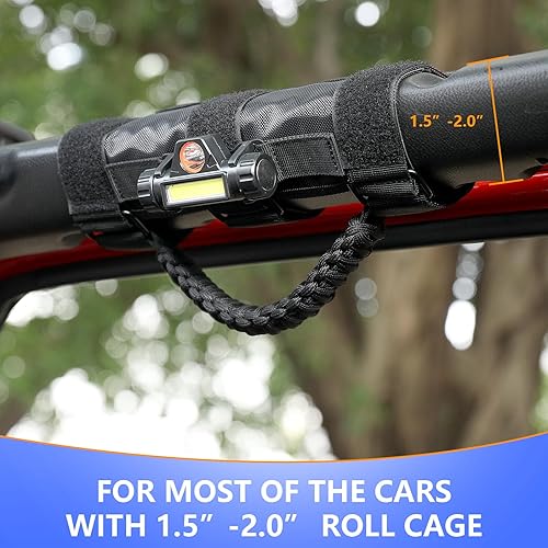 Miniatura 8 de Asas de agarre para Jeep Wrangler TJ JK JL CJ YJ 2 puertas 4 puertas 1945-2023 Jeep Gladiator JT UTV ATV Grip Handle Accesorios interiores (paquete