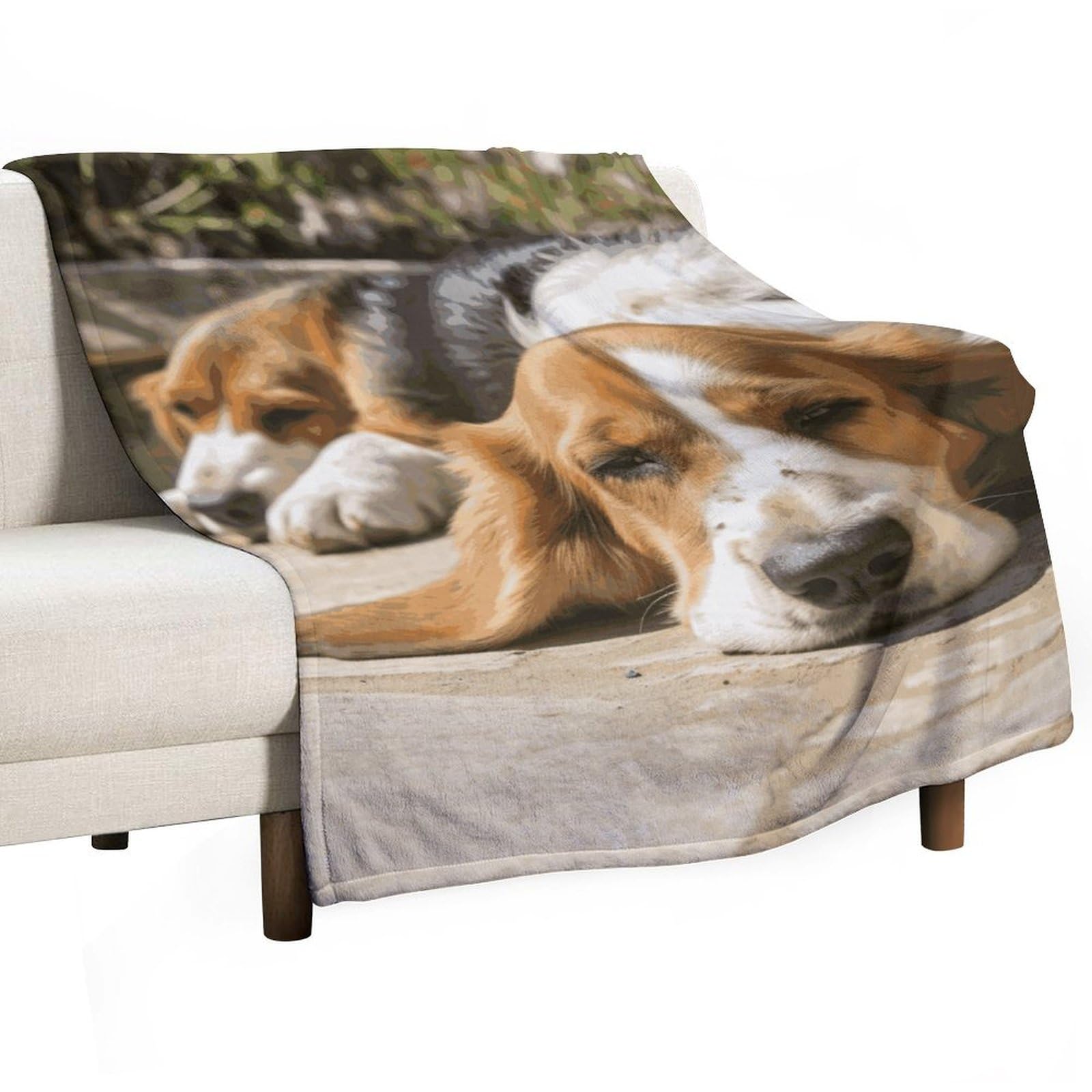 Couverture polaire 140x178 cm douce et légère pour lit et canapé