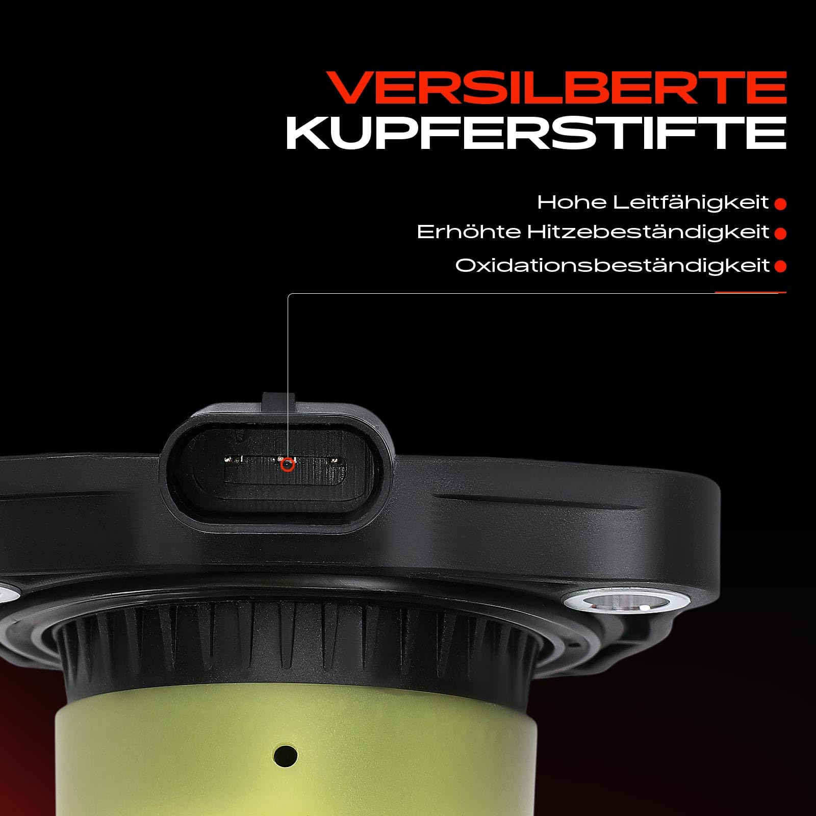 Frankberg Ölstandsensor Ölniveausensor 3-Polig Kompatibel mit P.a.s.s.a.t UP! Polo T-R.O.C Golf VI O.c.t.a.v.i.a III T.i.g.u.a.n K.a.r.o.q Golf Sportsvan A4 Replace# 06K907660C