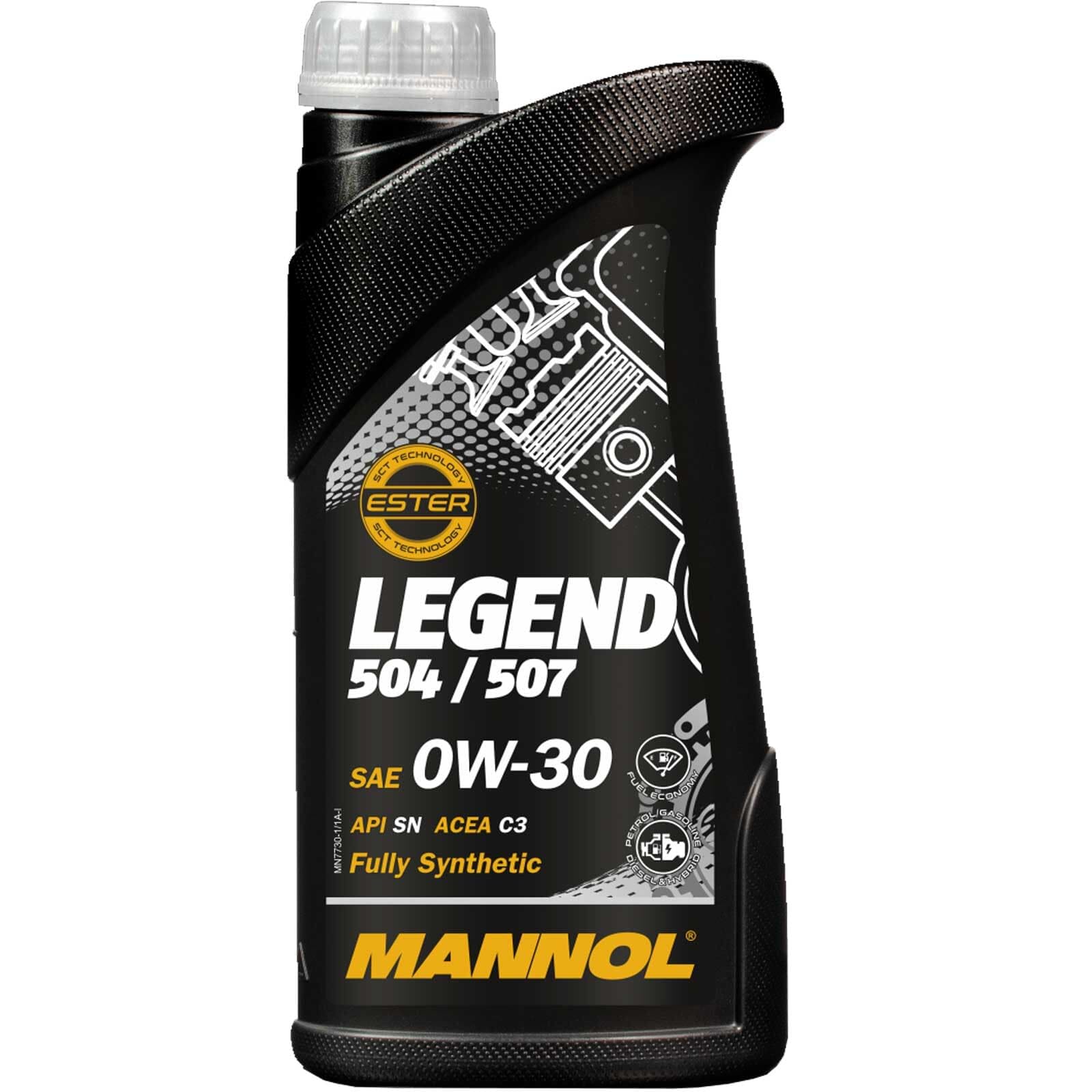 1x5+1x1 L Mannol Legend 7730 0W30 Öl