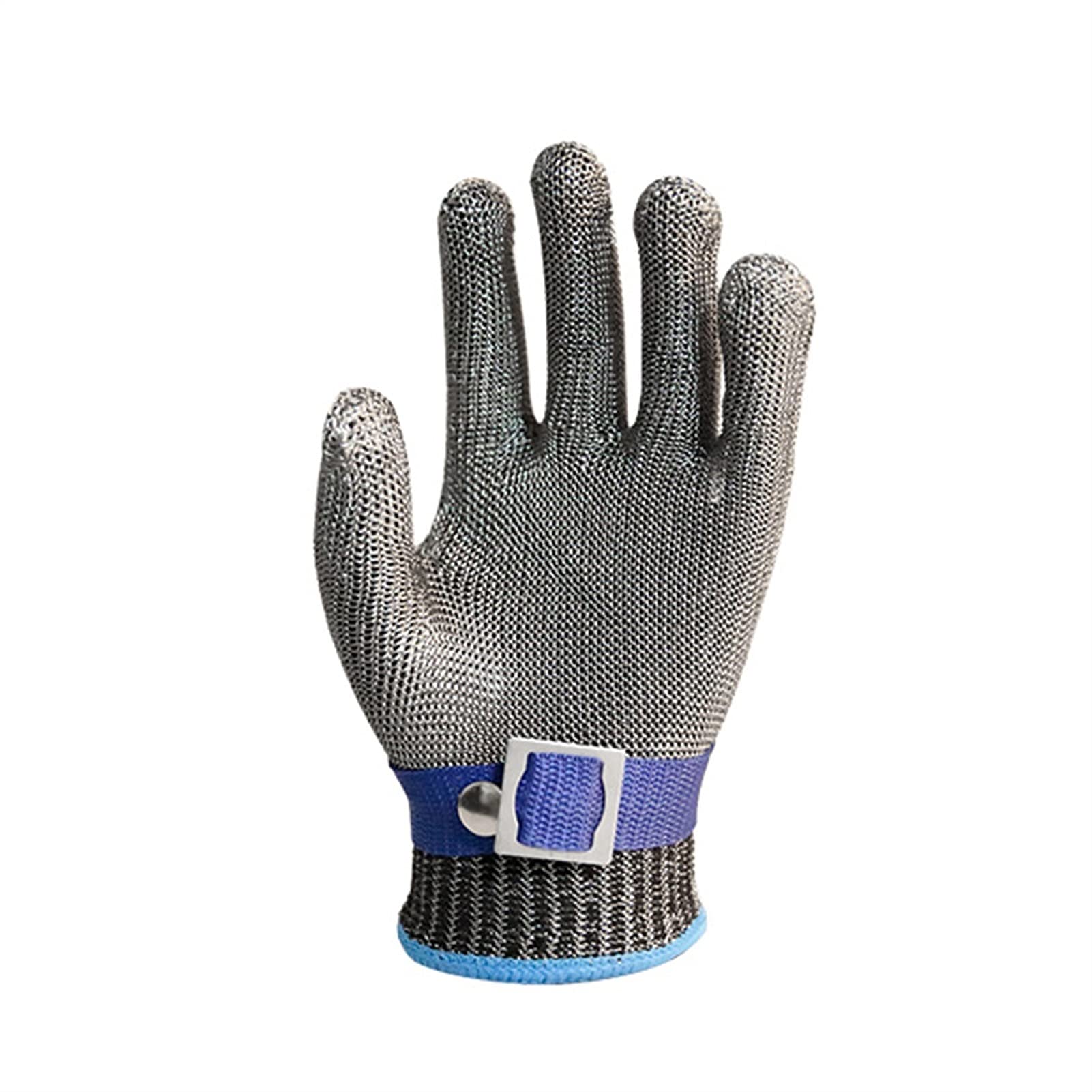WXYZ Guantes de Metal Resistente a los Cortados con 9 Niveles de protección, Guantes de Trabajo de Seguridad Antideslizantes Resistentes al Desgaste de la Malla, utilizados para el