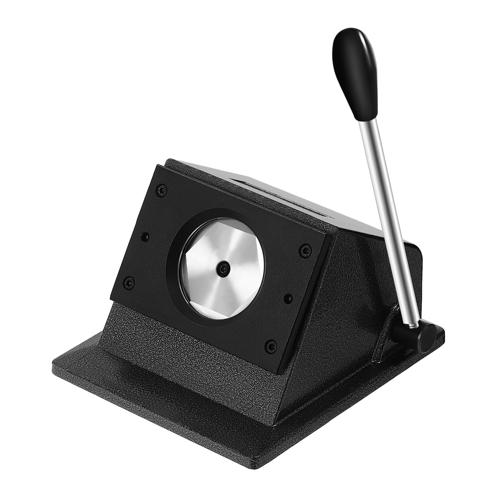 Máquina manual de 58 mm, troqueladora redonda con cortador circular, para papel, piel y tarjetas de PVC, perforadora gráfica robusta, para fabricación de insignias y proyectos de manualidades