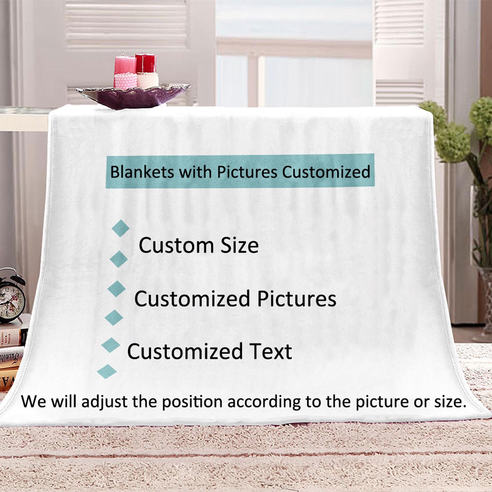 Homxi Blanket Customized,Cheap Flannel Blanket,Chair Blankets 32x48 inches Tropical Leaves and Flower Pattern Blankets for Bedroom Red Green