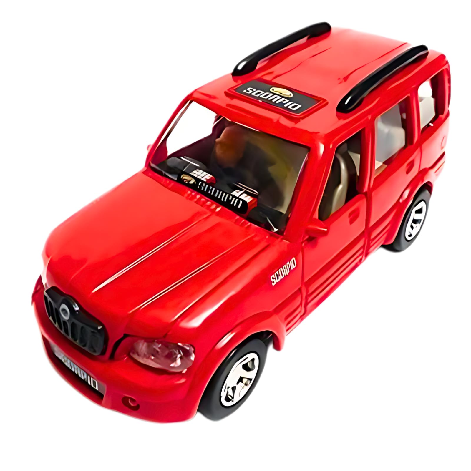 WooZee.. DIE-CAST Scorpio CAR Toy with Pull-Back Action OPENABLE Doors Miniature Scaled Model Kids CAR (RED)