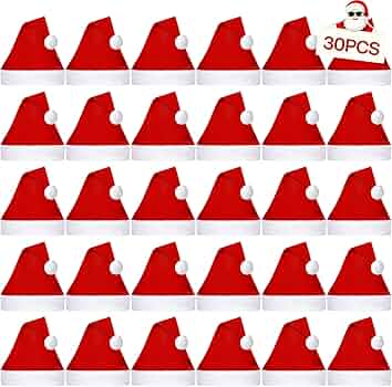 Cappelli E Fasce Da Babbo Natale - 5 Pezzi Per Adulti E Bambini - Per Feste E Decorazioni Natalizie - Foto 11