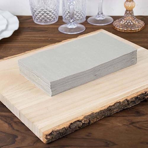 Miniatura 12 de Efavormart 50 Pack Servilletas de papel para fiestas de 2 capas, suaves, blancas con borde dorado de papel de fiesta, servilletas para cenas