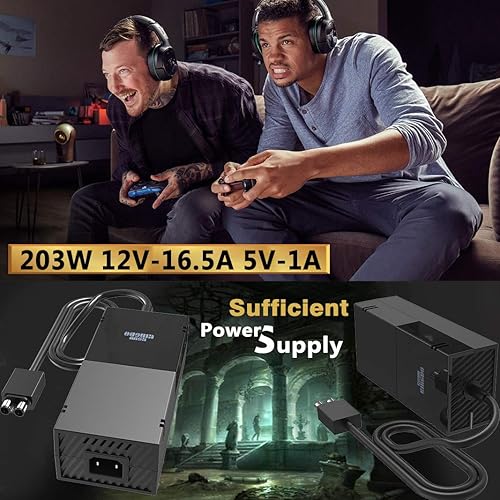 Miniatura 7 de Power Brick Compatible with Xbox One Power Supply Brick for Xbox One, KSW KINGDO Power Supply for Microsoft Xbox one Sole Newest Quietest Version