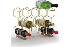 Buruis Countertop Gold Wine Racks