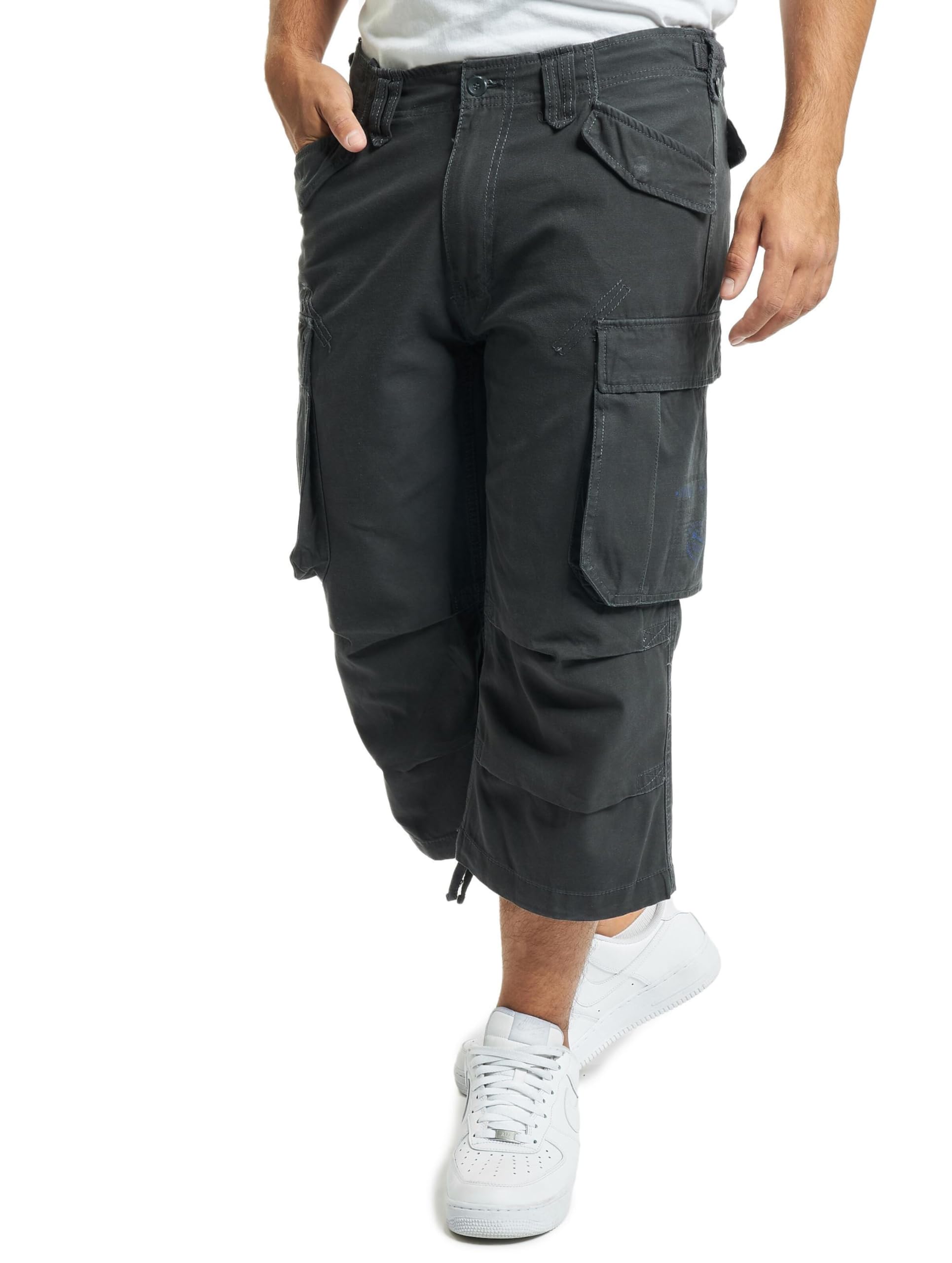 Brandit Brandit Industry 3/4 Herren Cargo Short - Pantalones Cortos Cargo Hombre | Muchos colores variantes, tallas S hasta 7XL