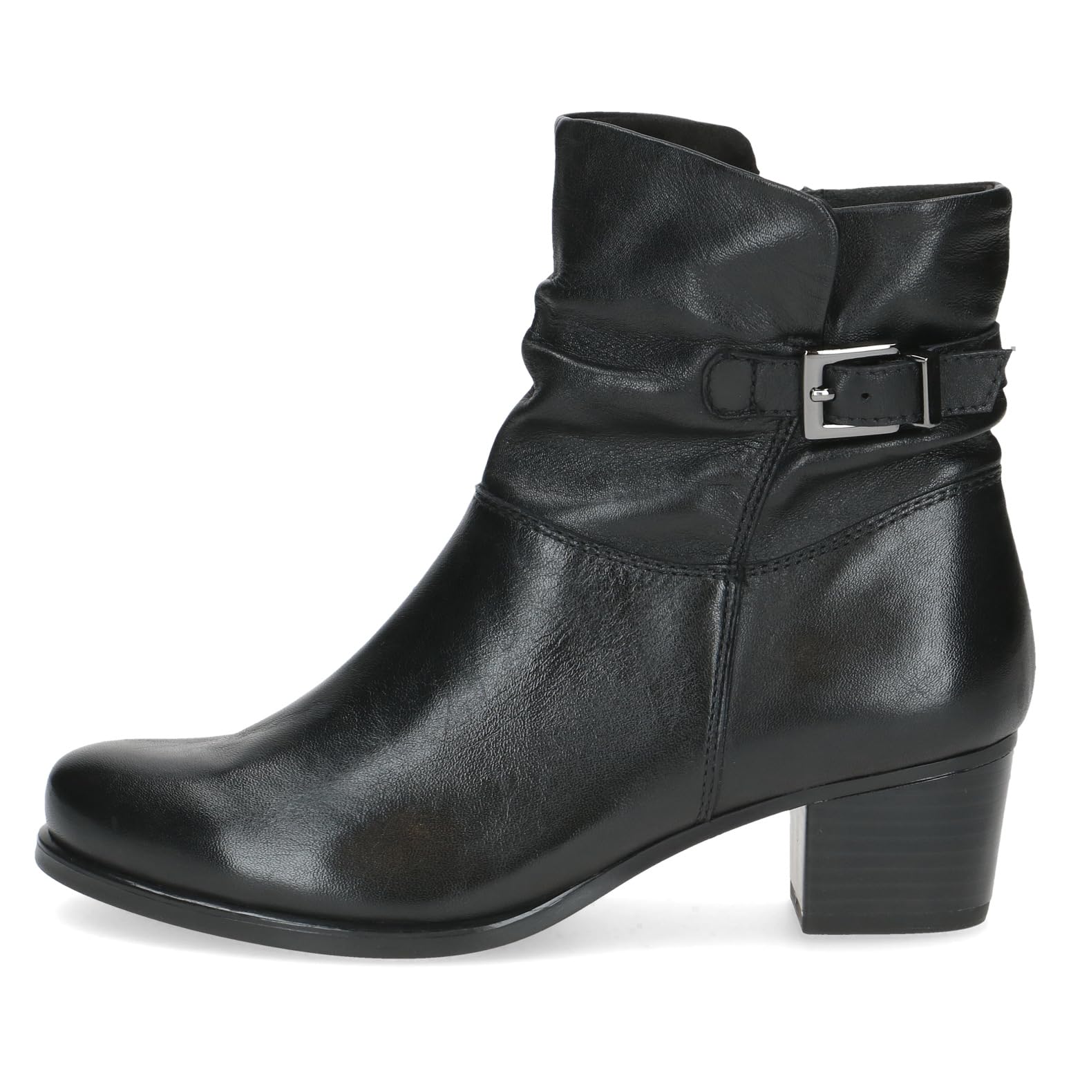 CAPRICE Damen Stiefeletten aus Leder mit Blockabsatz
