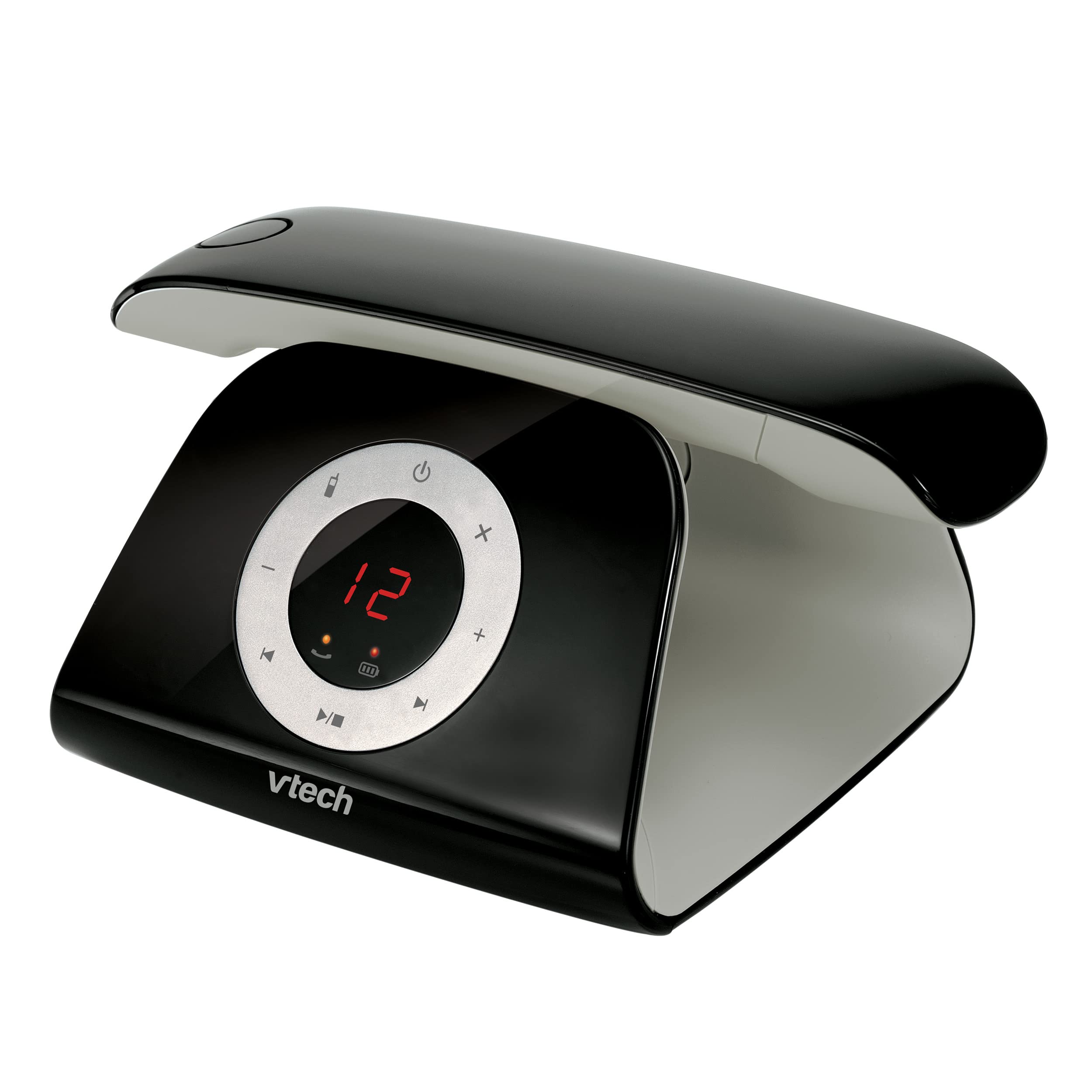 VTech LS1350 Retro-Design Telefon Schnurlos DECT Schnurlostelefon mit digitalem Anrufbeantworter, Anrufsperre, Freisprecheinrichtung und Wahlwiederholung, hintergrundbeleuchtetem Display und Tastatur