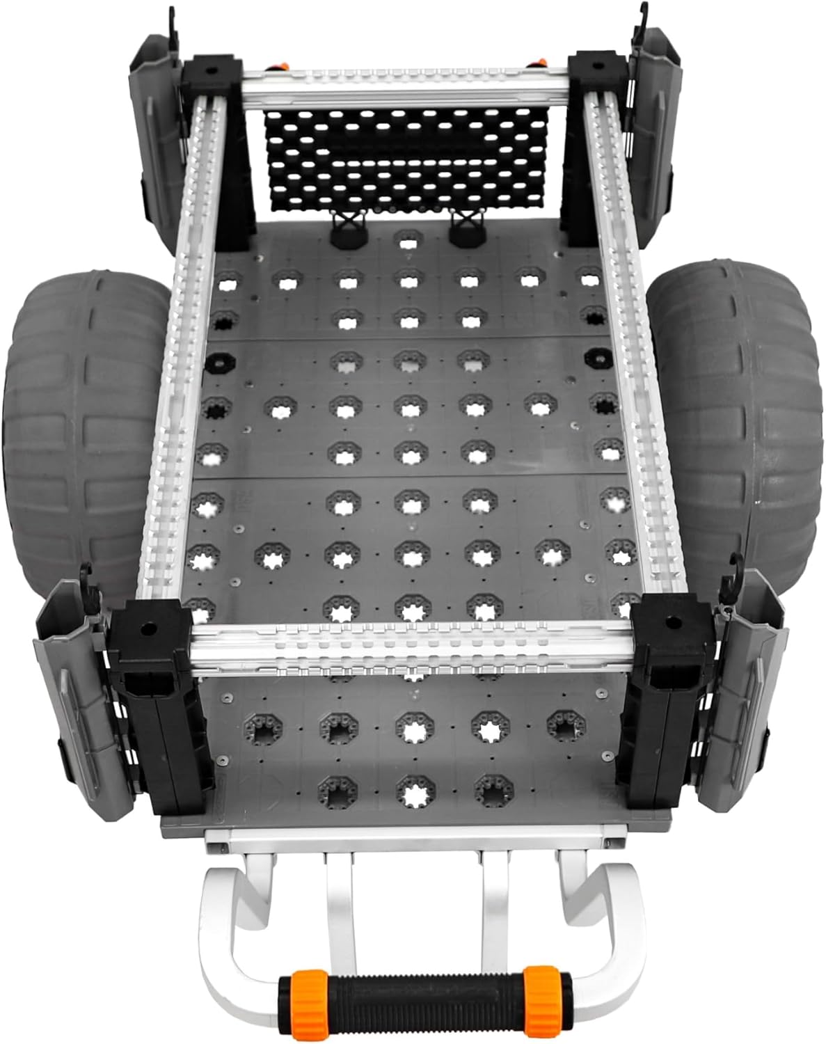 YakAttack SandRig Surf Beach Cart | Heavy-Duty 20” x 36” Gear Hauler with 16” Balloon Tires | Adjustable Design for Fishing, Camping & Beach Trips | High-Capacity, Rust-Resistant Aluminum Frame