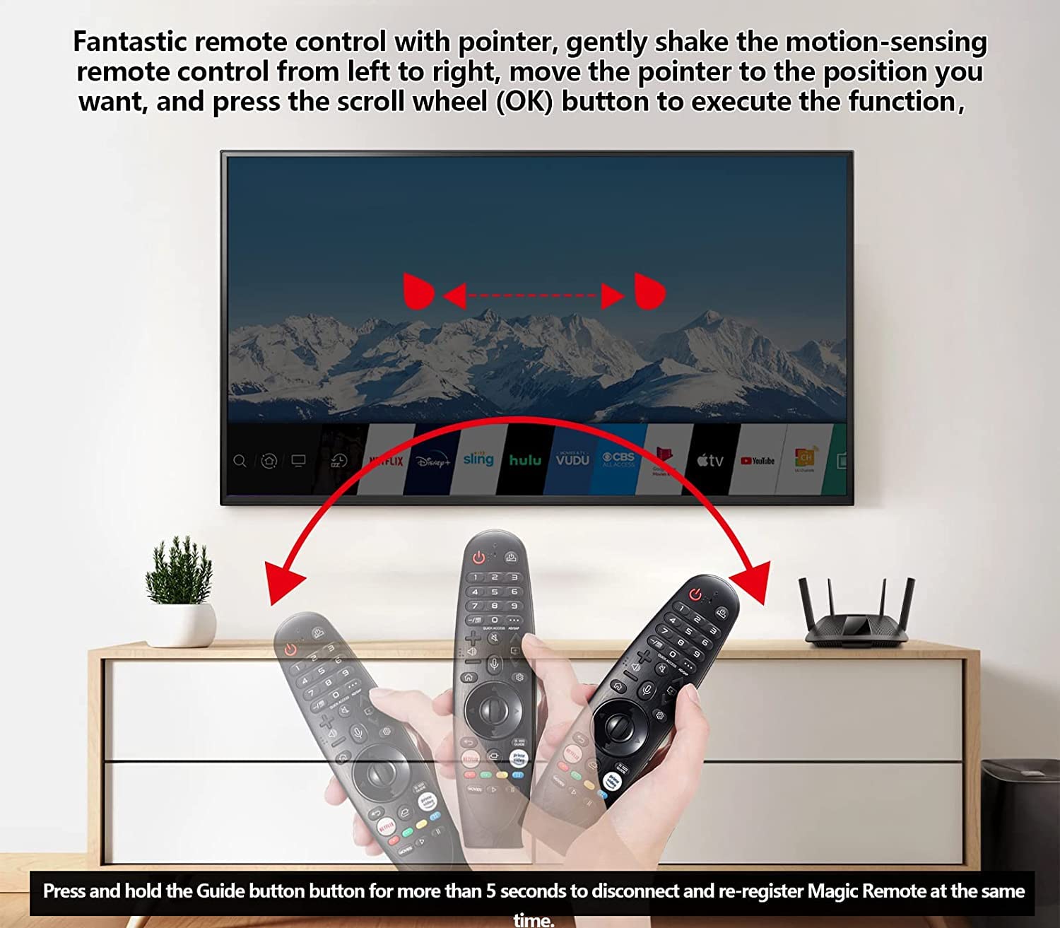 Telecomando originale AN-MR19BA AM-HR19BA AKB75635305 IR FR Voice Magic per LG 4K UHD Smart TV Modello 2019 UM7000PLC UM7400 con funzione vocale..