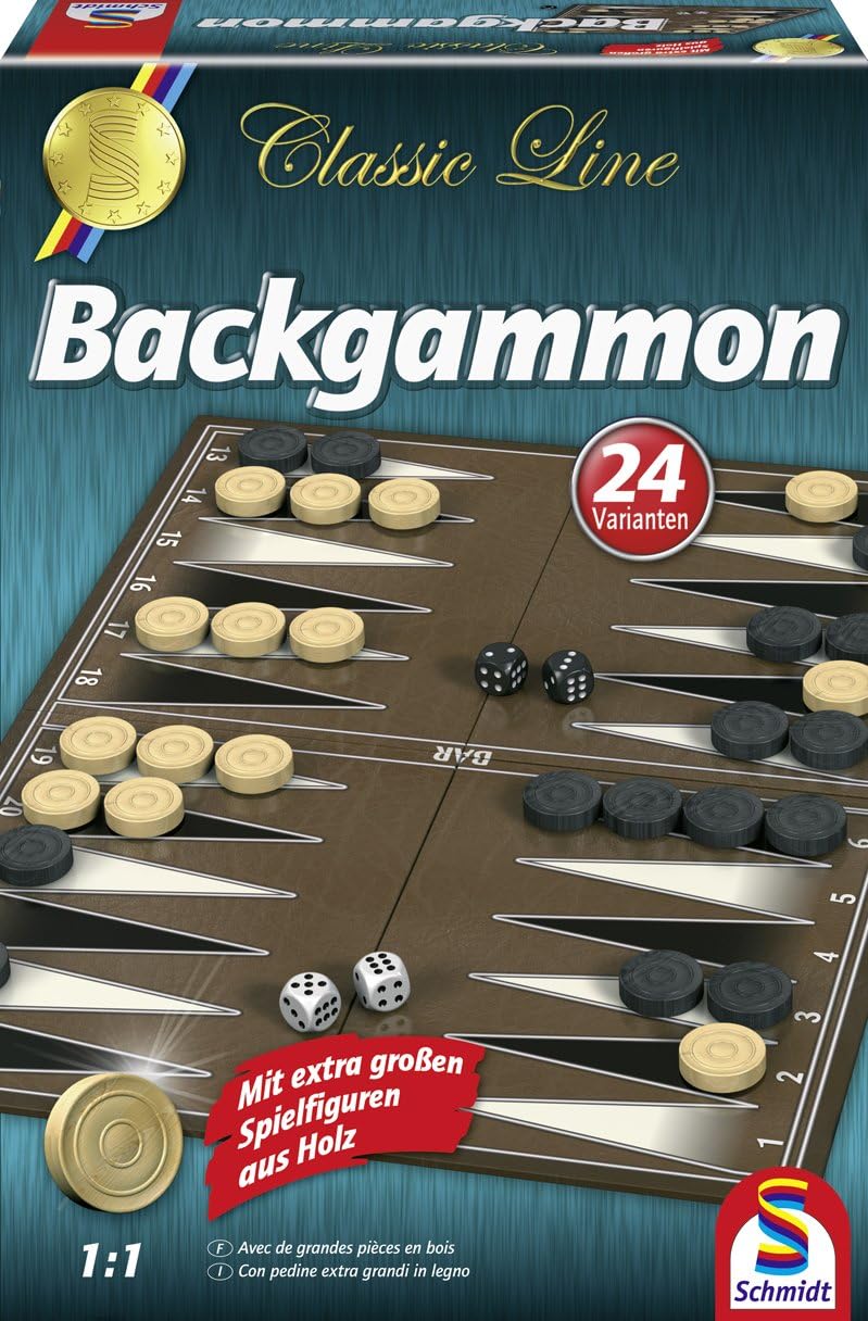 Schmidt Classic Line Halma - Gioco Da Tavolo In Legno - 68 Coni - Per 2-4 Giocatori - Dagli 8 Anni - 2