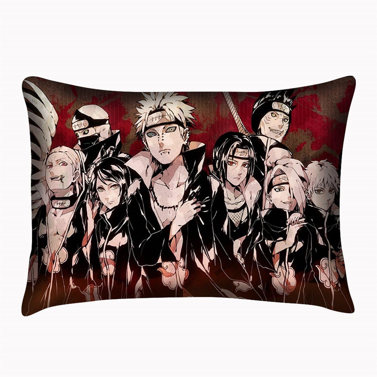 Standard Size Hokage Pillow Case Naruto Pillow Cover Two Sides Pillowslip 20x30 Inch
