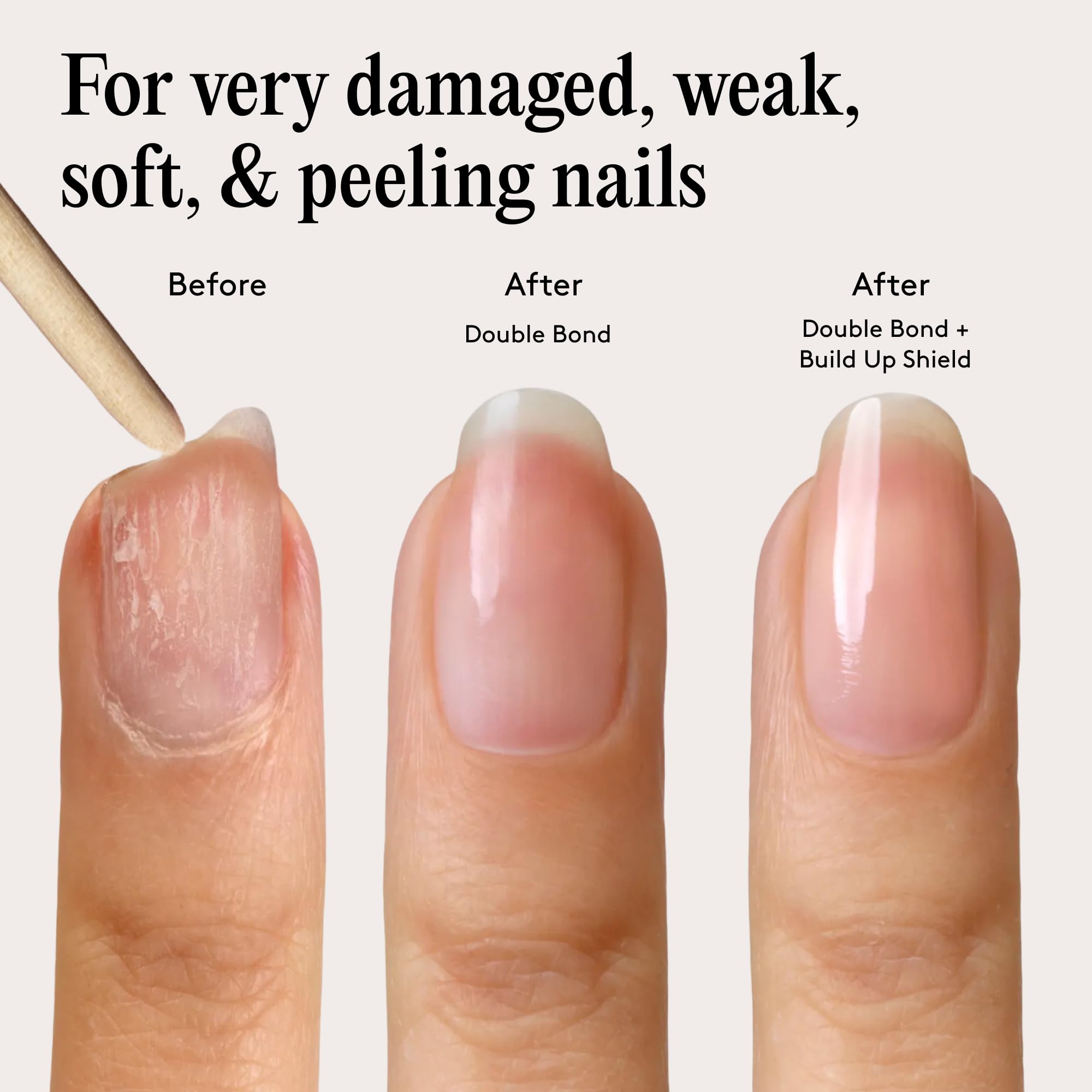 Mylee Bond & Beyond Duo - Réparation de la kératine à 99% - Renforce et camoufle en un seul geste - Technologie KeraBuild avec biotine, AHA et PHA - Restaure et protège les ongles - 2x13.5ml