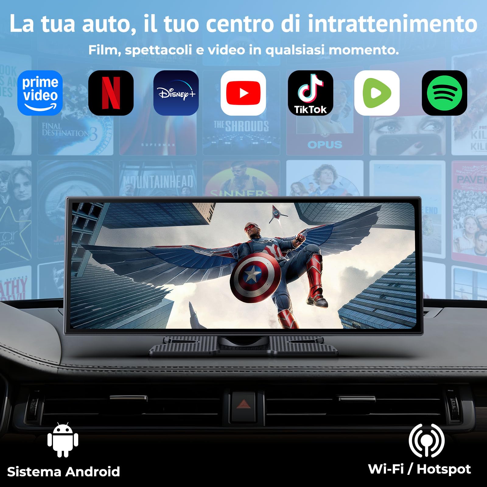 Screen Wireless CarPlay 10.25