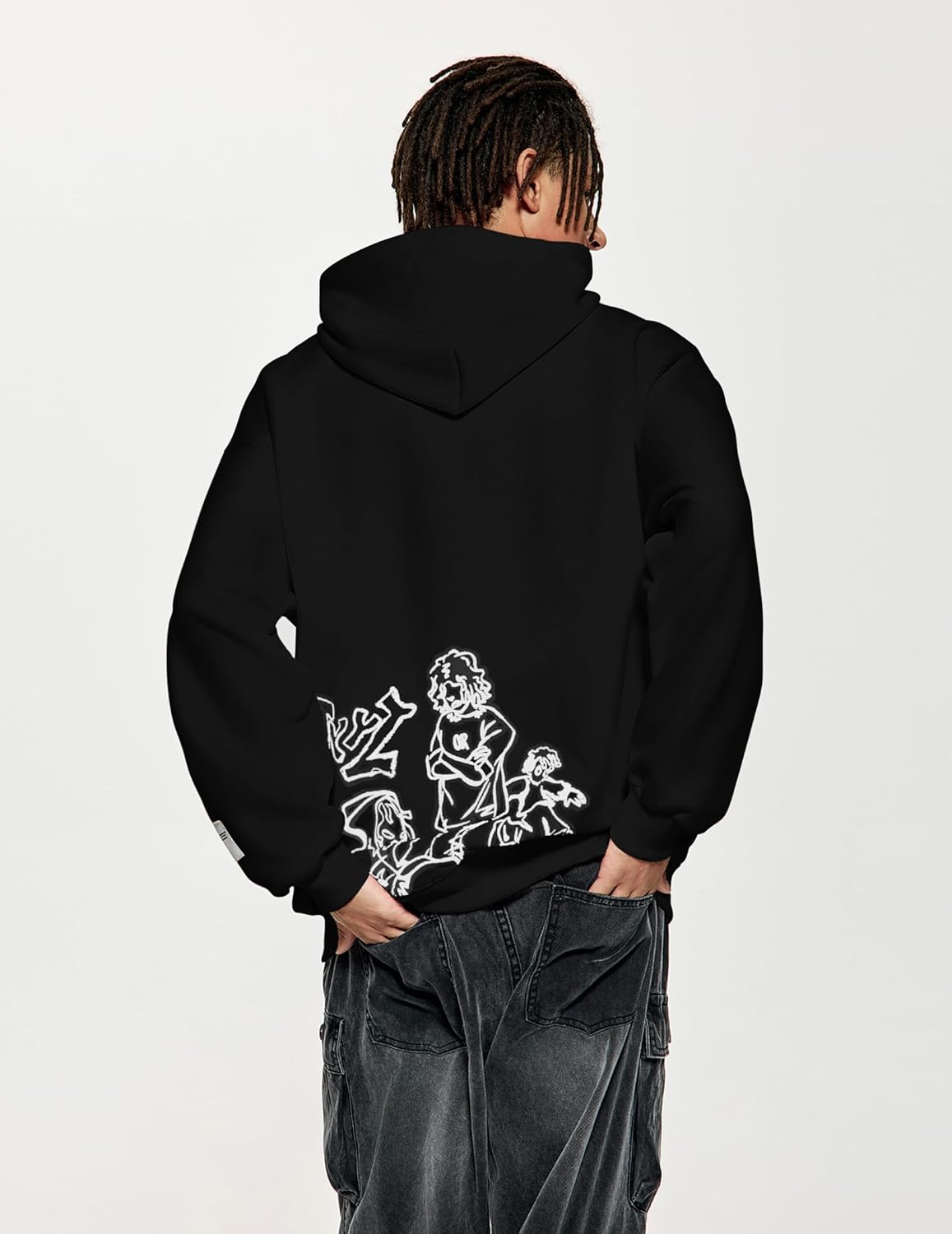 Vamtac Mens Graphic Hoodies Y2k Cute Pullover Oversized Fashion Streetwear Casual Hooded Sweatshirt Tops - Image 6