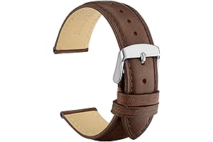 Fossil 22mm Watch Band with Silver Stainless Steel Buckle: Timeless Elegance for Your Timepiece