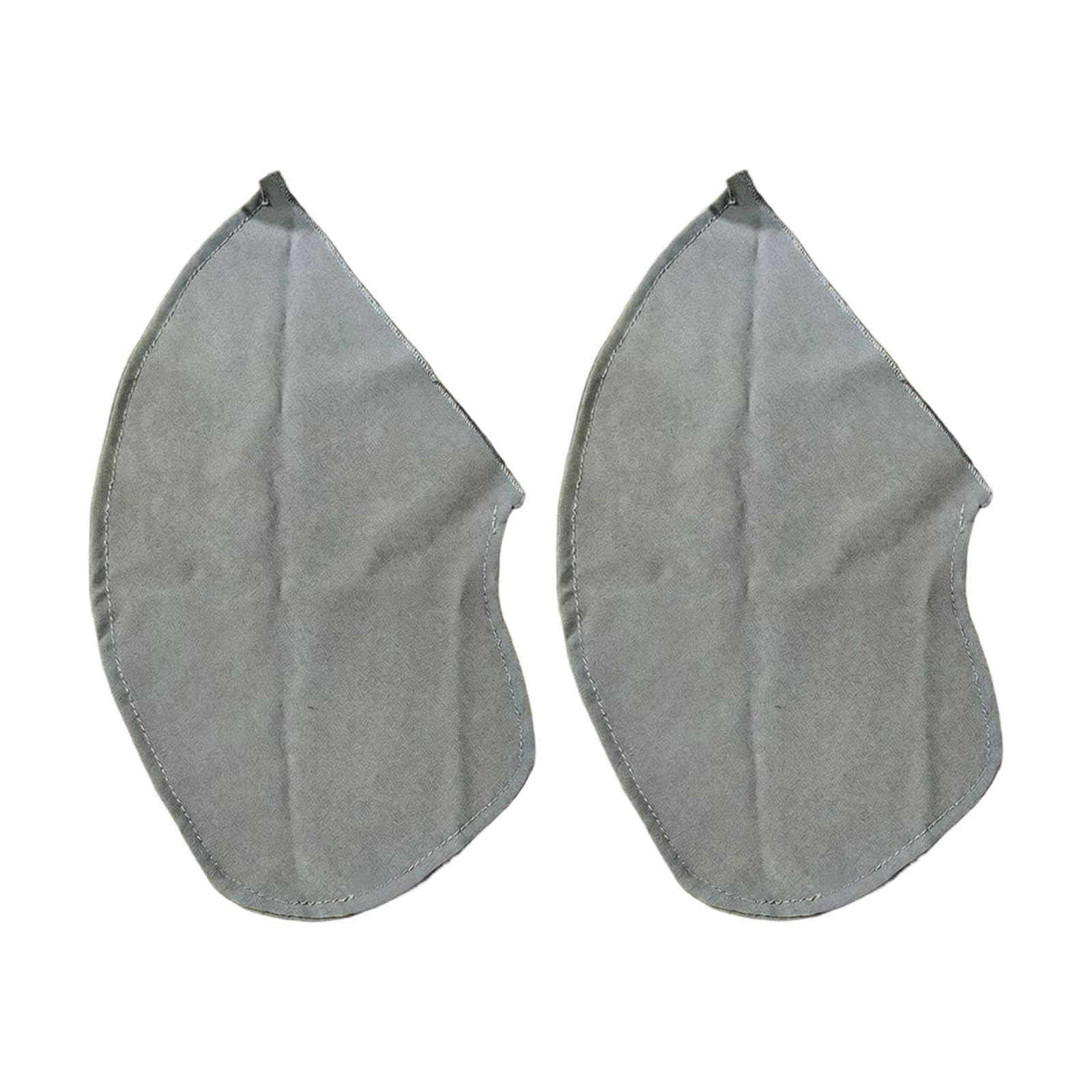 Hellery 2x Sew-in Side Pockets, Lightweight, Versatile, Secure Inner Pocket for Trousers And Skirts, gray