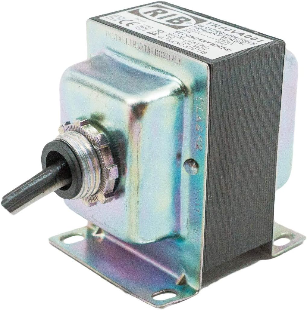 Functional Devices TR50VA001 Transformer, 50VA, 120 to 24 Vac, Foot and Single Threaded Hub Mount