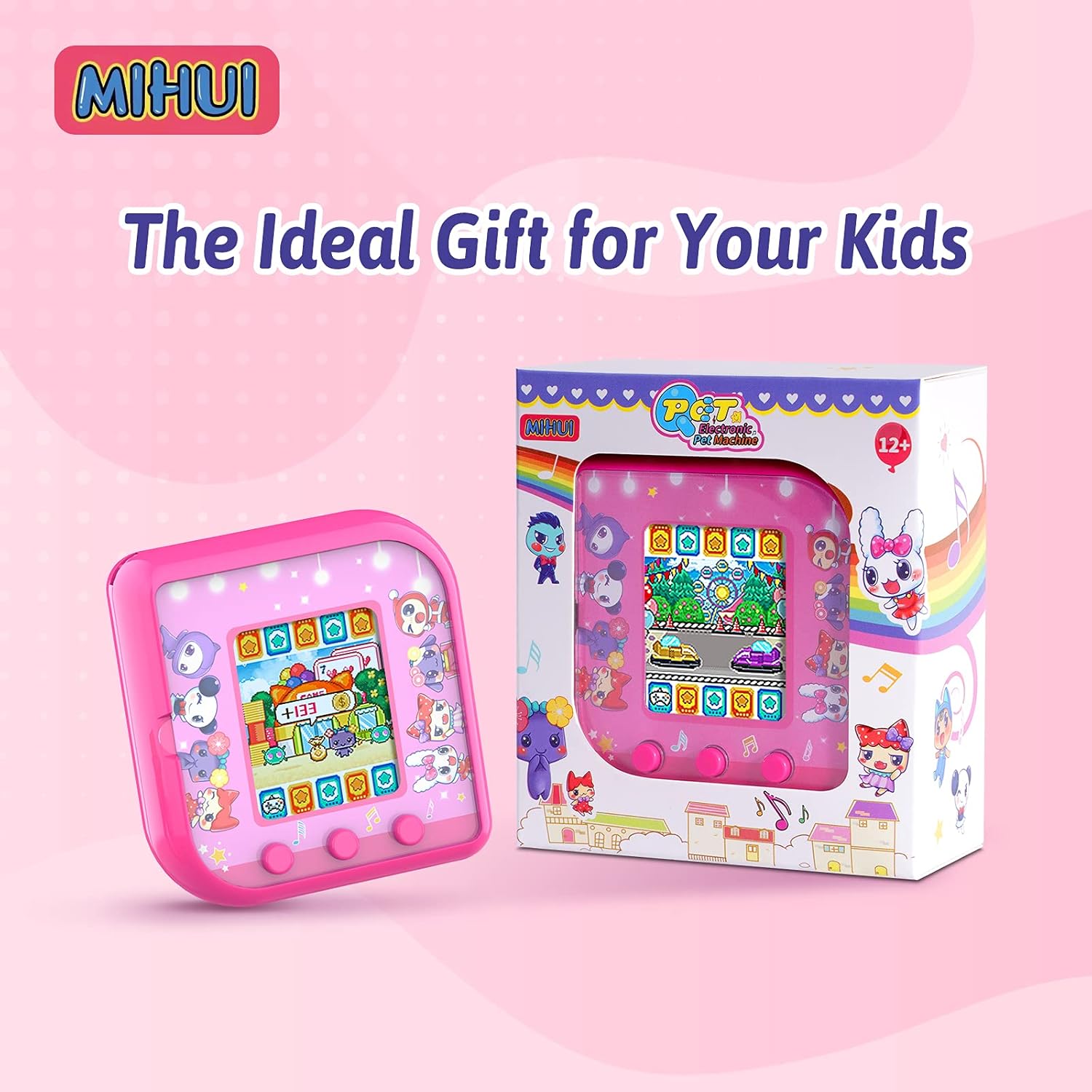 MIHUI Virtual Electronic Nano Pet for Kids Girls, 90s Toys.(Color Screen) : Toys & Games