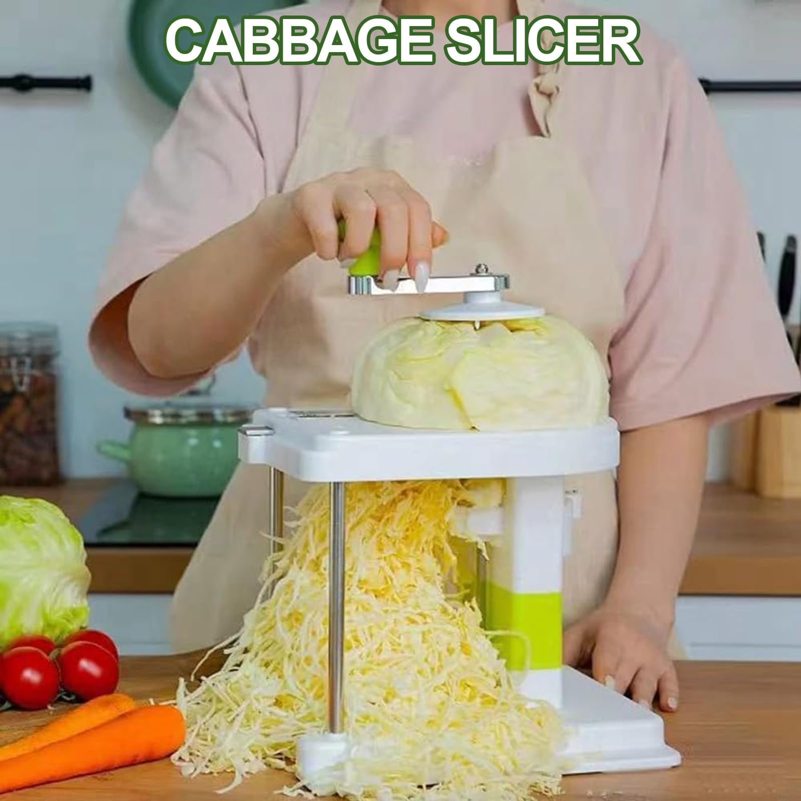 Tritatutto multifunzione per cavoli e affettatrici, taglia 5 kg in 5 minuti, per risparmiare tempo, per insalate, insalata di cavolo, cucina