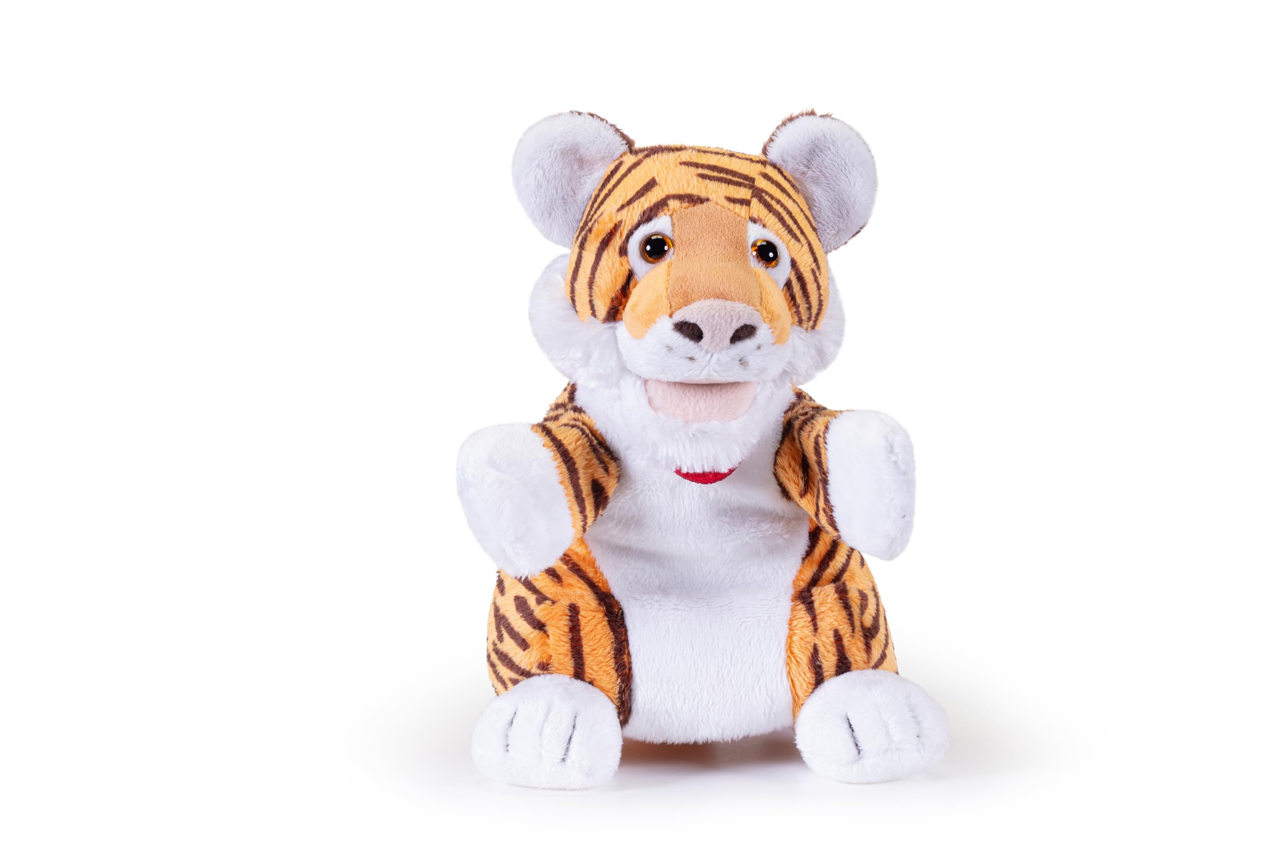 Marionetta Tigre Trudi | marionette peluche per spettacolo teatrale, regalo compleanno | 16x24x17cm taglia S | Marionette Puppets | modello 29318