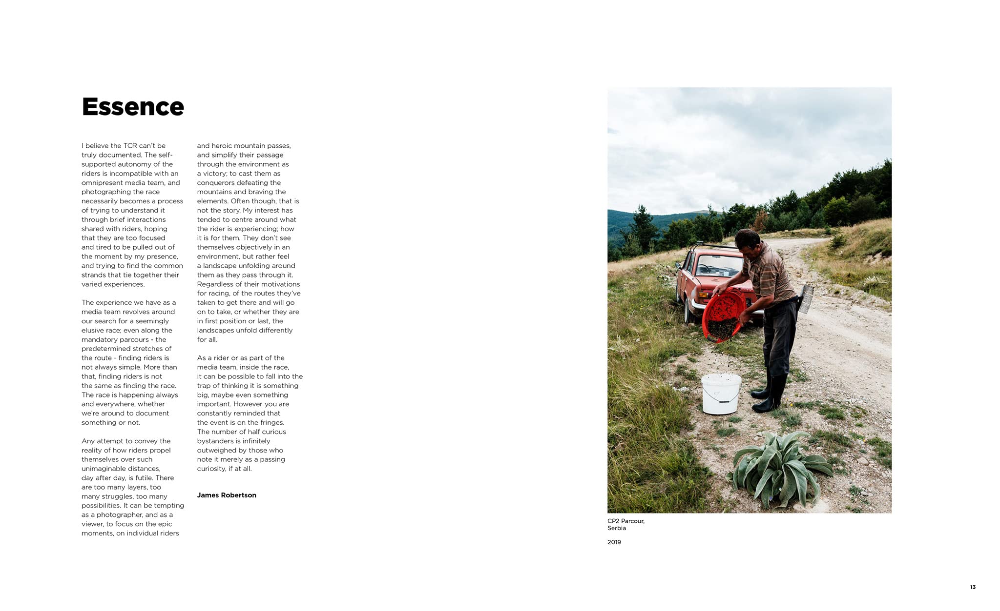 It's a Race: Imagery of the Transcontinental Race