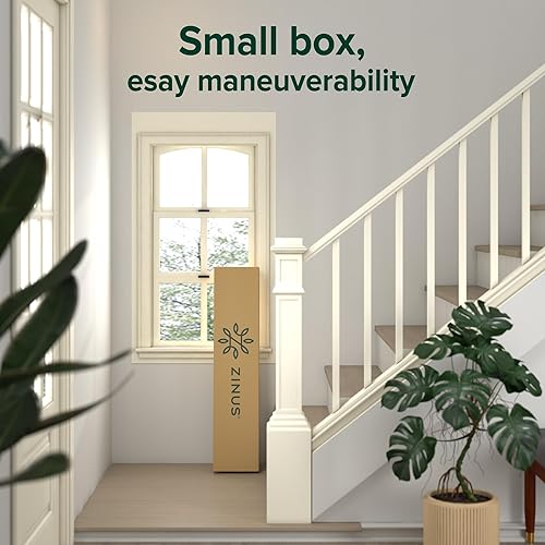 Miniatura 34 de ZINUS Somier metálico inteligente/Base de colchón/Marco de metal fuerte de 9 pulgadas (22.86 cm) fácil montaje, tamaño King