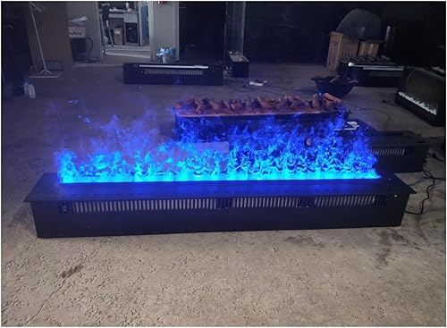 Miniatura 1 de Chimenea electrónica, decoración de chimenea eléctrica, vapor de agua 3D, chimenea eléctrica con control remoto, efecto de llama, panel de metal de