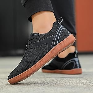 Barefoot Shoes Men Women Wide ToeBox Walking Sneaker Unisex Minimalist Zero Drop Shoe Cross-Trainer Footwear Barefoot Large Size - 18