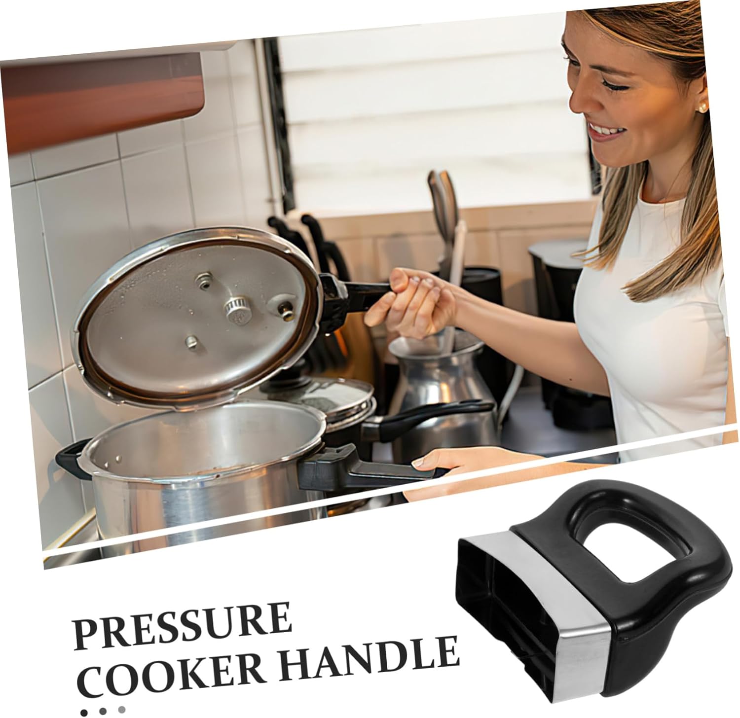 6pcs Ergonomic Pot Handle Grip Replaceable Pan Handle for Cooking Scald Resistant Detachable Sturdy Pot Grip Accessory