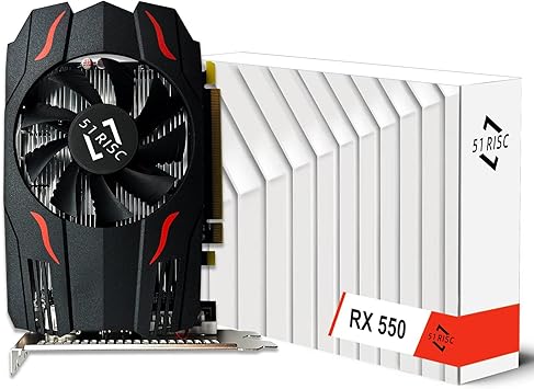 Amazon.com: 51RISC Radeon RX 550 Graphics Card, 4GB GDDR5 128-bit ...