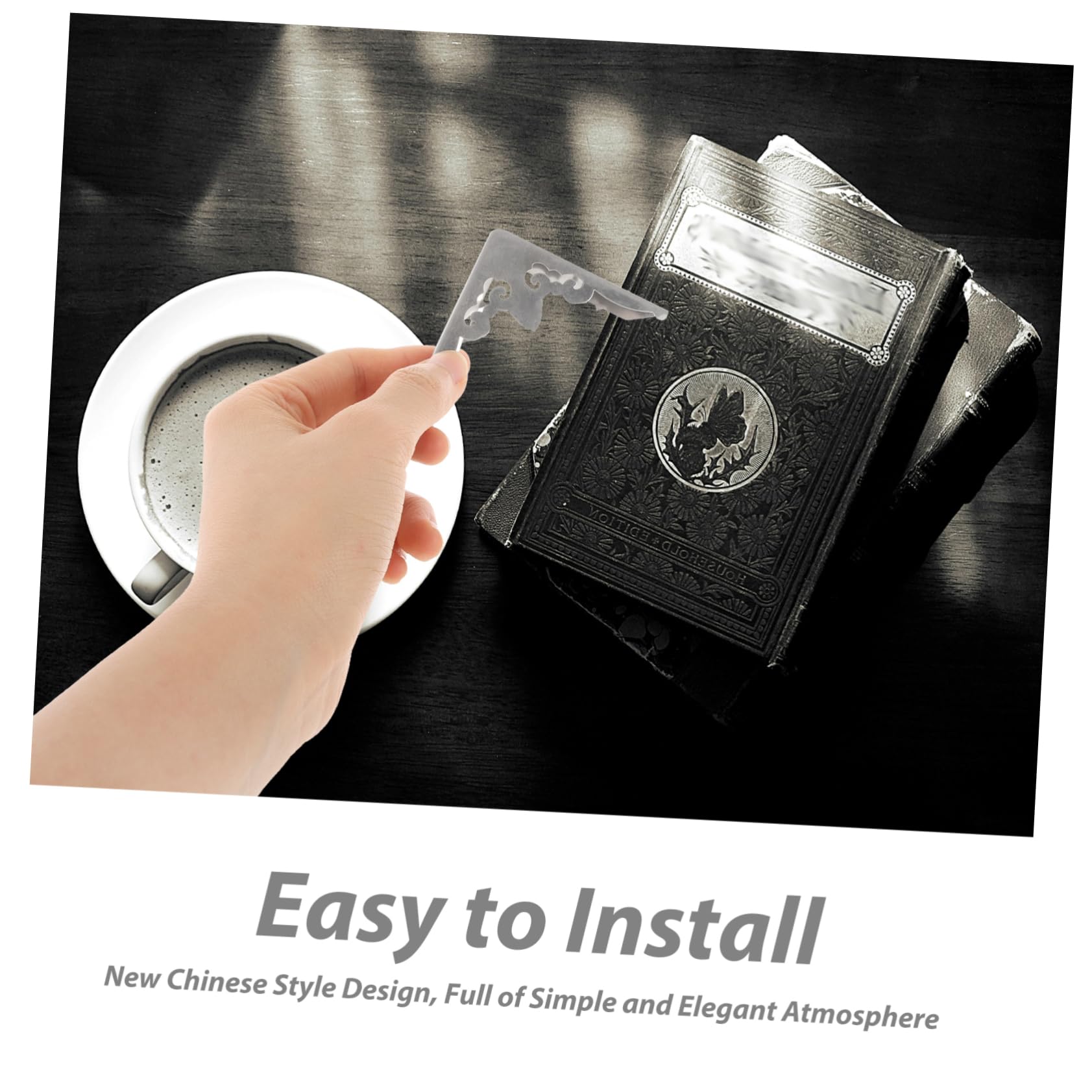 DOITOOL 5 Sätze Eckenschutz Für Möbel Babysichere Eckenschützer Für Fotoalben Eckenschutz Für Scrapbooks Für Seiten Wiederverwendbarer Für Bücher 10 Stück * 5
